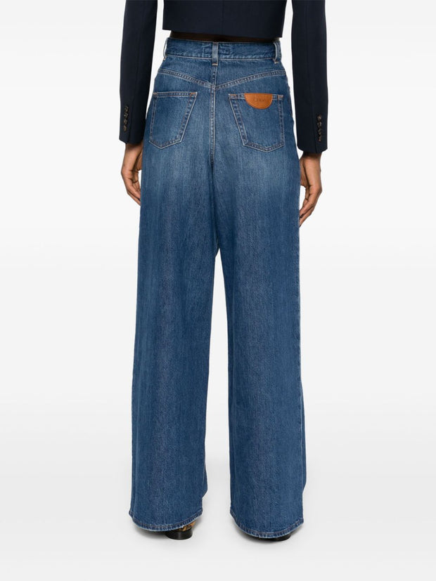 Chloé Wide-leg Jeans In Denim