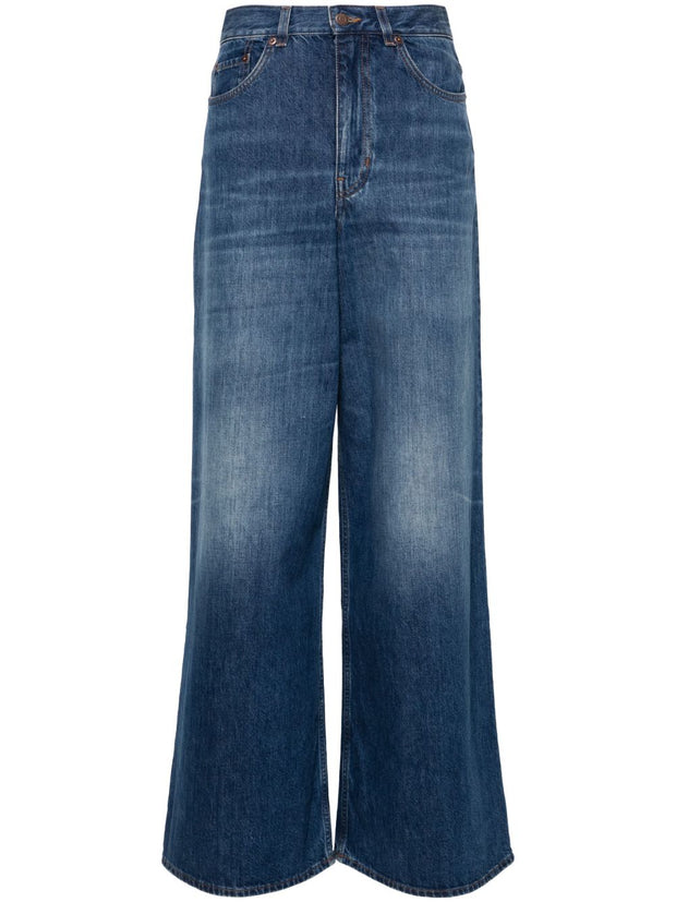 Chloé Wide-leg Jeans In Denim