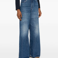 Chloé Wide-leg Jeans In Denim