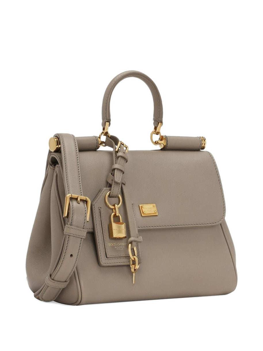 Dolce & Gabbana Sicily Soft Leather Handbag - Powder
