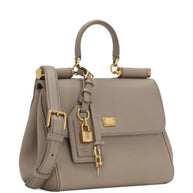 Dolce & Gabbana Sicily Soft Leather Handbag - Powder