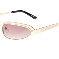 The Attico Sunglasses Golden