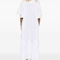 Ermanno Scervino Linen Long Kaftan - White