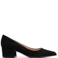 Gianvito Rossi Piper Suede Leather Pumps - Black