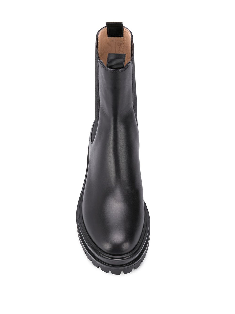 Gianvito Rossi Chester Leather Boots - Black