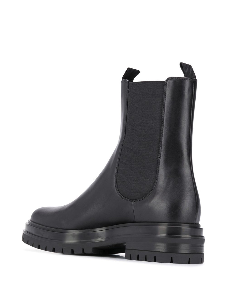 Gianvito Rossi Chester Leather Boots - Black