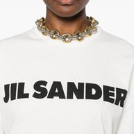 Jil Sander Logo Cotton T-shirt - White