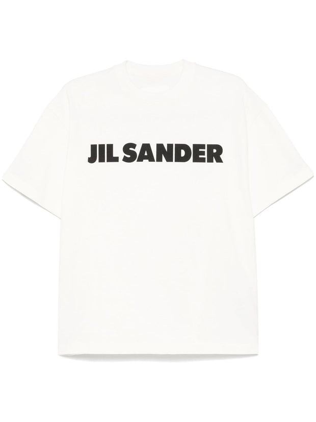 Jil Sander Logo Cotton T-shirt - White