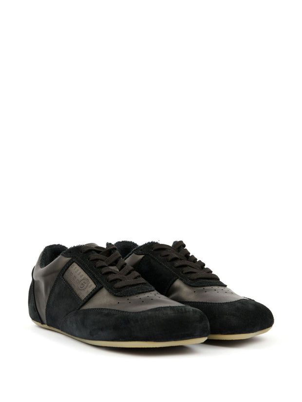 MM6 Maison Margiela Anatomic Leather Sneakers - Black