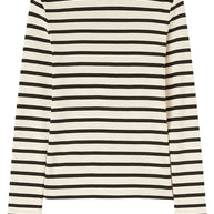 JIL SANDER PLUS Striped Cotton T-shirt - White
