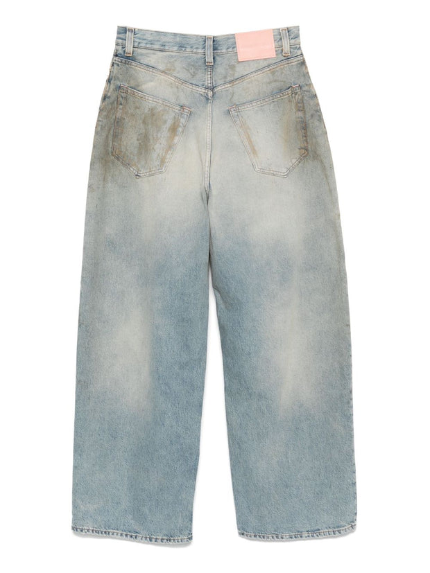 Acne Studios Wide-leg Denim Jeans - Clear Blue