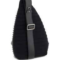 Christian Louboutin Funky Slingback Leather Backpack - Black