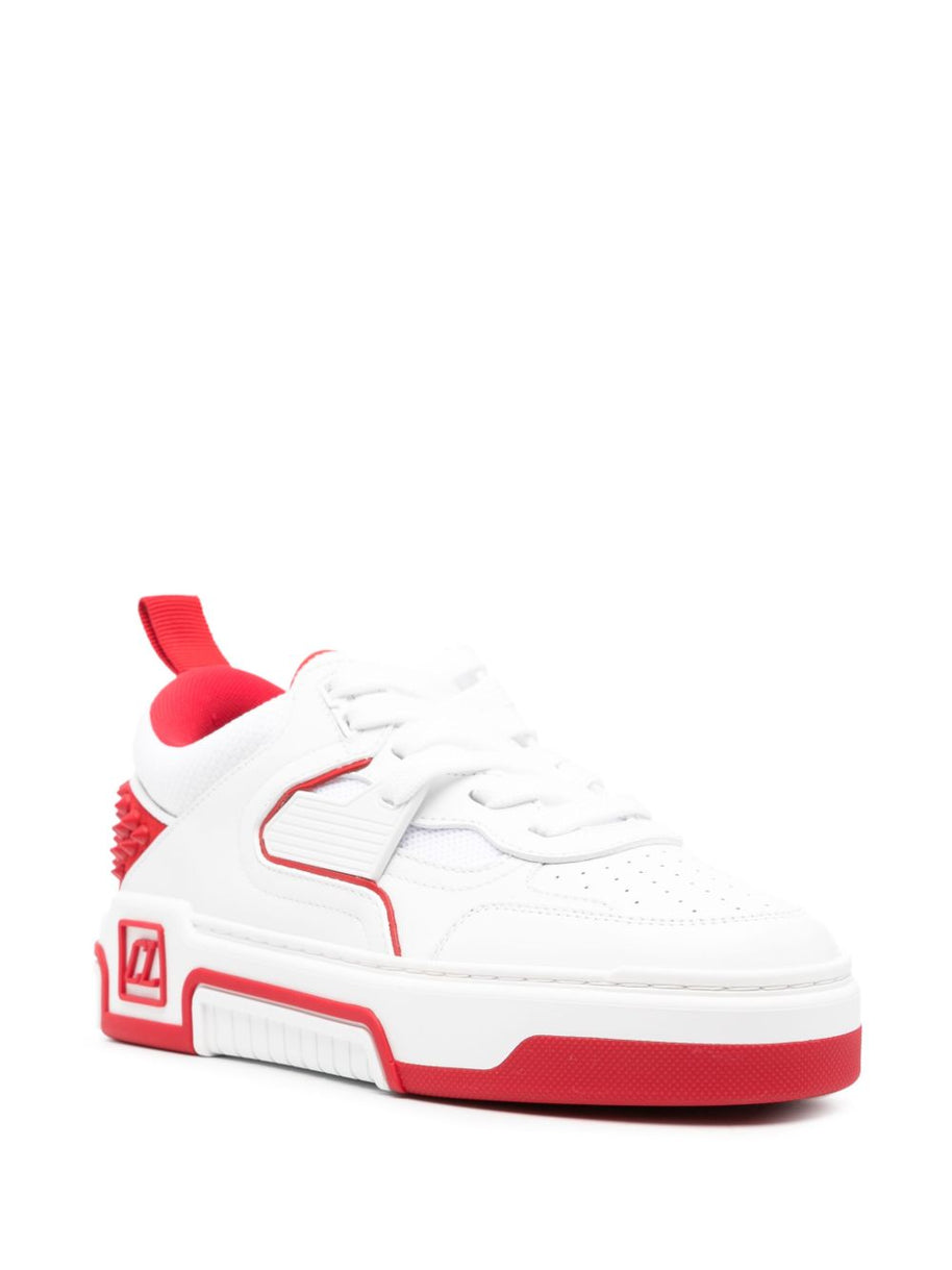Christian Louboutin Astroloubi Leather Sneakers - White