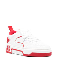 Christian Louboutin Astroloubi Leather Sneakers - White