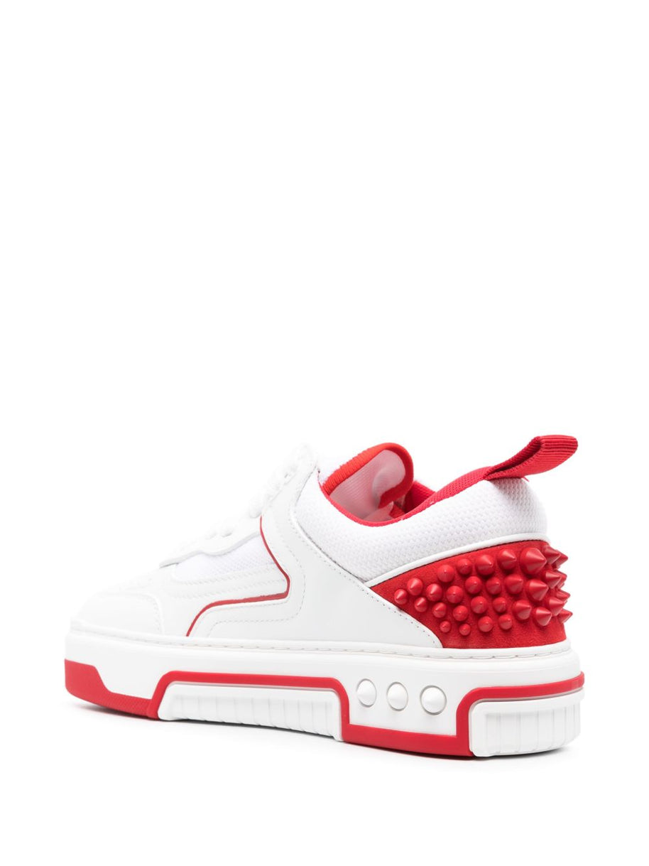 Christian Louboutin Astroloubi Leather Sneakers - White