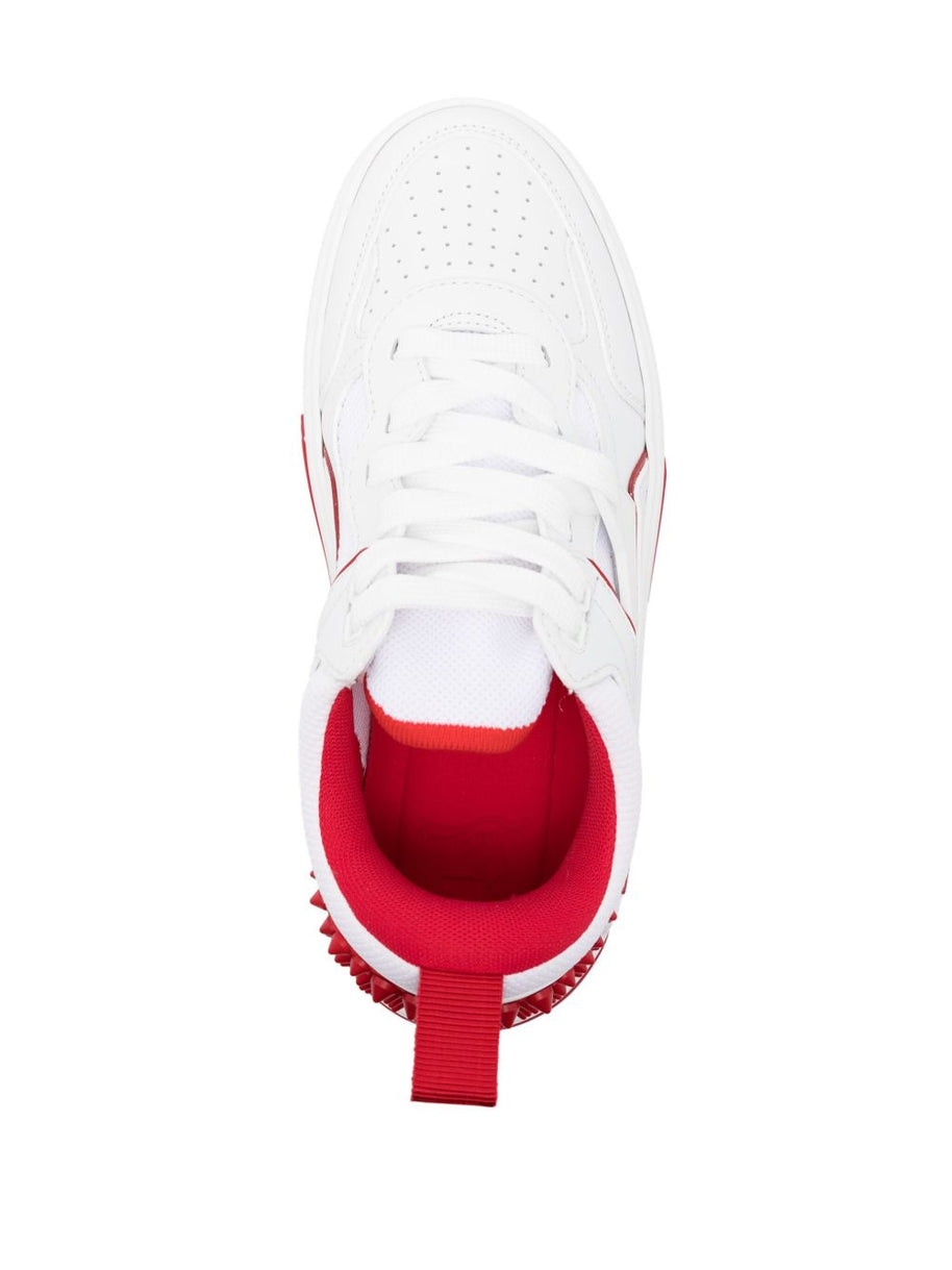 Christian Louboutin Astroloubi Leather Sneakers - White