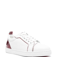 Christian Louboutin Fun Louis Junior Leather Sneakers - White