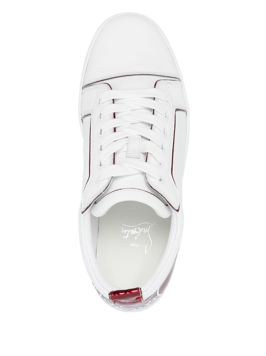 Christian Louboutin Fun Louis Junior Leather Sneakers - White
