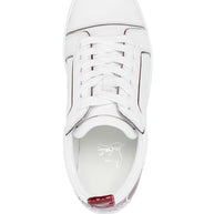 Christian Louboutin Fun Louis Junior Leather Sneakers - White
