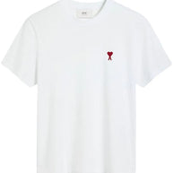 Ami Paris Ami De Coeur Cotton T-shirt White
