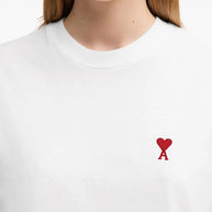 Ami Paris Ami De Coeur Cotton T-shirt White