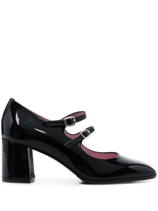 CAREL PARIS Alice Patent Leather Pumps - Black