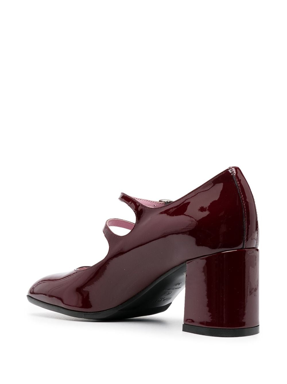 CAREL PARIS Alice Patent Leather Pumps Bordeaux