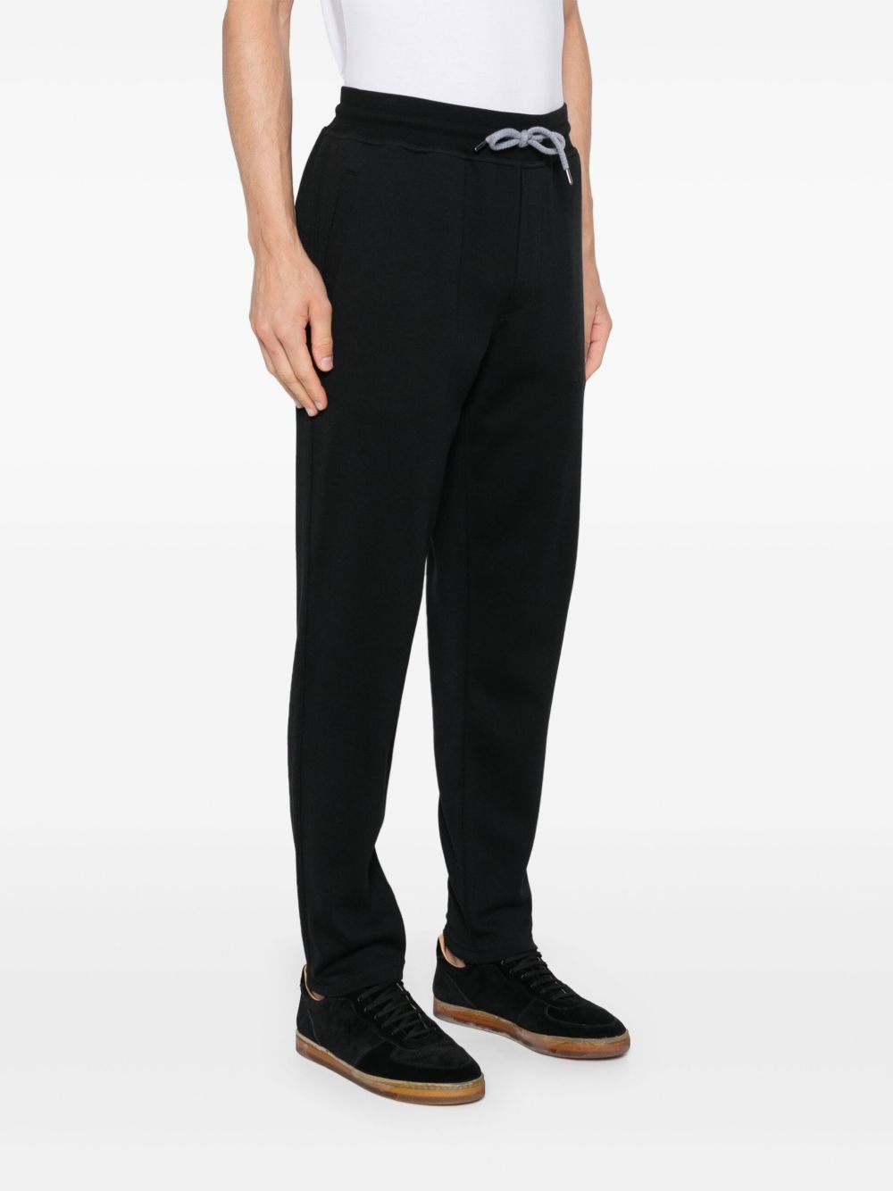 Brunello Cucinelli Cotton Blend Sweatpants - Black