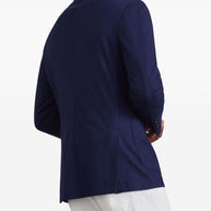 Brunello Cucinelli Cashmere Single-breasted Jacket Blue