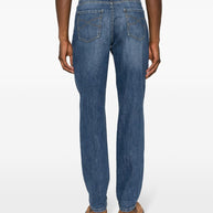 Brunello Cucinelli Denim Cotton Jeans - Clear Blue