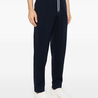 Brunello Cucinelli Cotton Blend Sweatpants - Blue