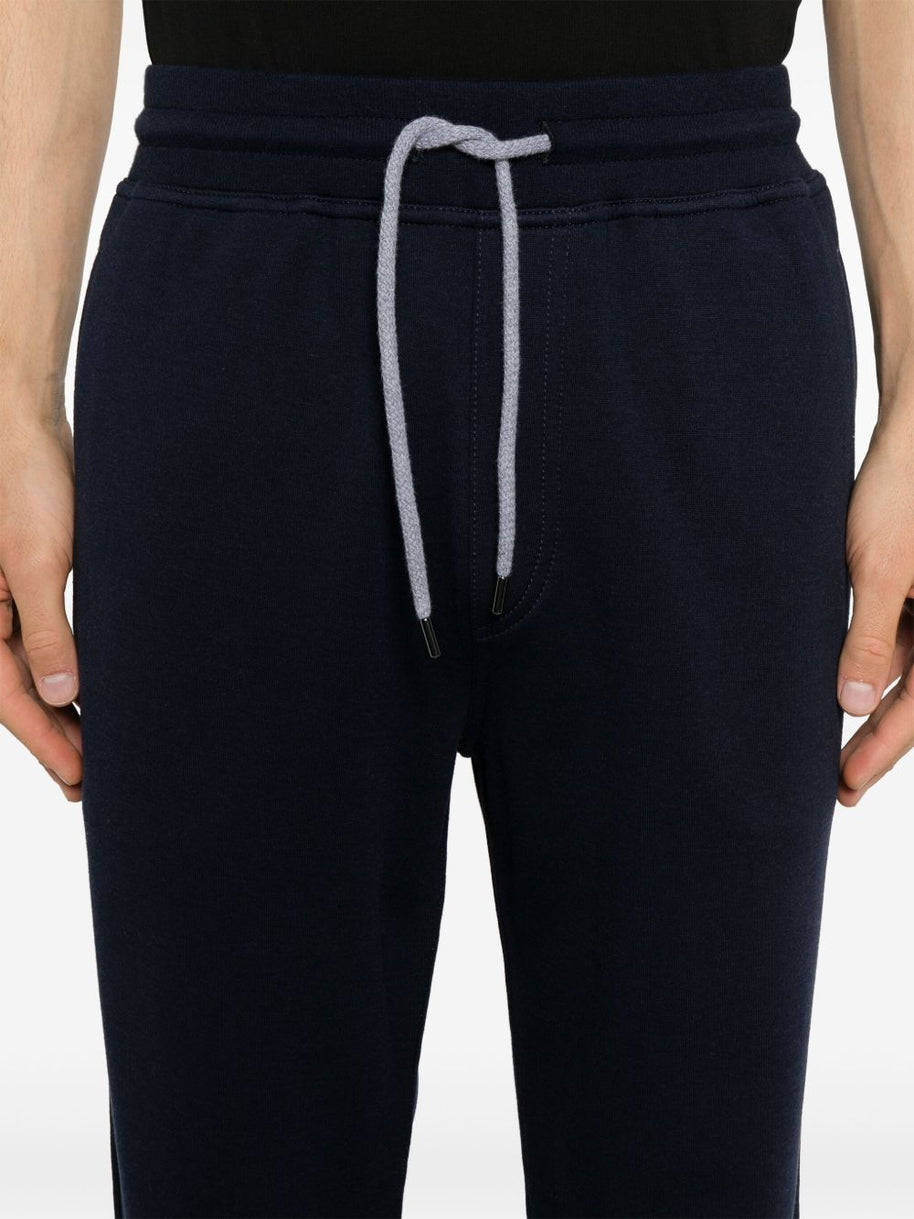 Brunello Cucinelli Cotton Blend Sweatpants - Blue