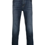 Brunello Cucinelli Slim Denim Cotton Jeans - Blue