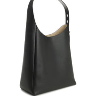 Tory Burch Romy Leather Hobo Bag - Black