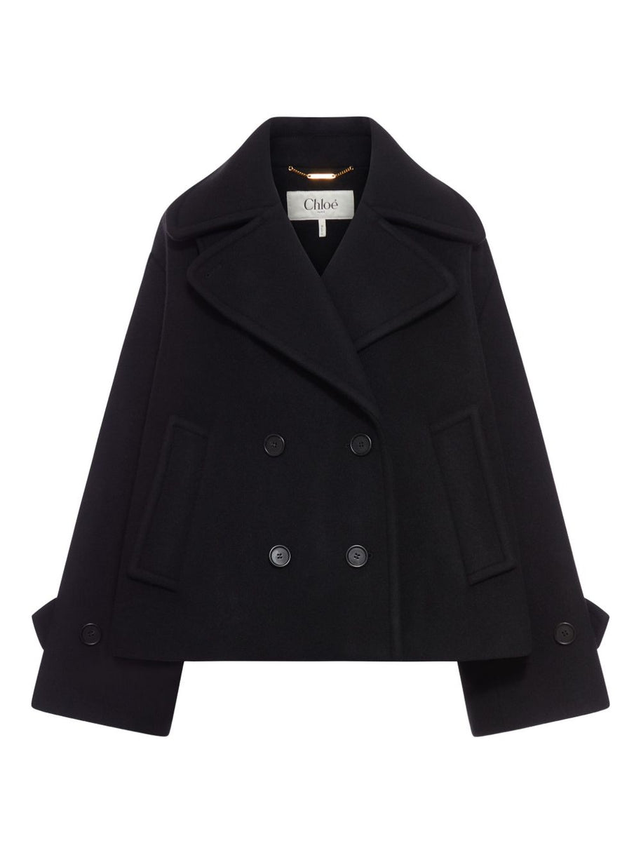 Chloé Chloè Wool Coat Black
