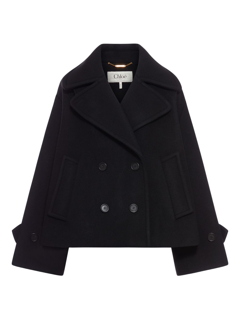 Chloé Chloè Wool Coat Black