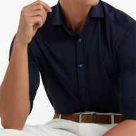 Brunello Cucinelli Silk And Cotton Blend Shirt - Blue