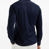 Brunello Cucinelli Silk And Cotton Blend Shirt - Blue