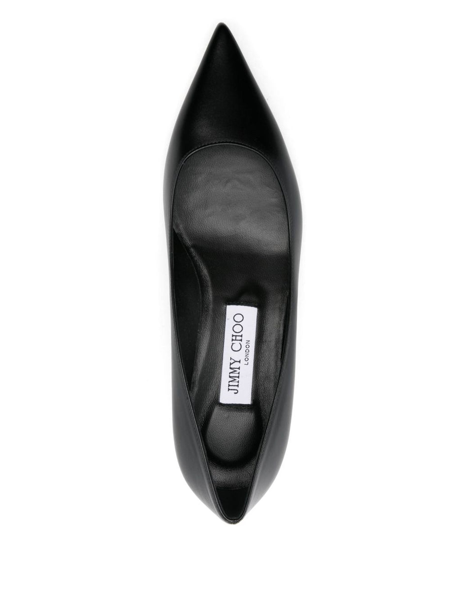 Jimmy Choo Amelia Leather Pumps - Black
