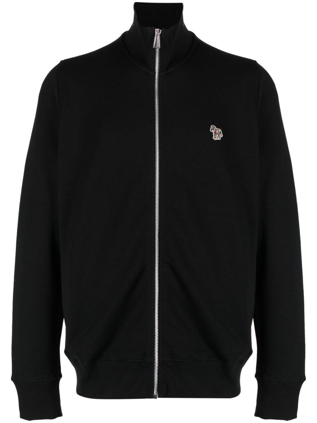 PS By Paul Smith Zebra Logo Cotton Sweatshirt - Black