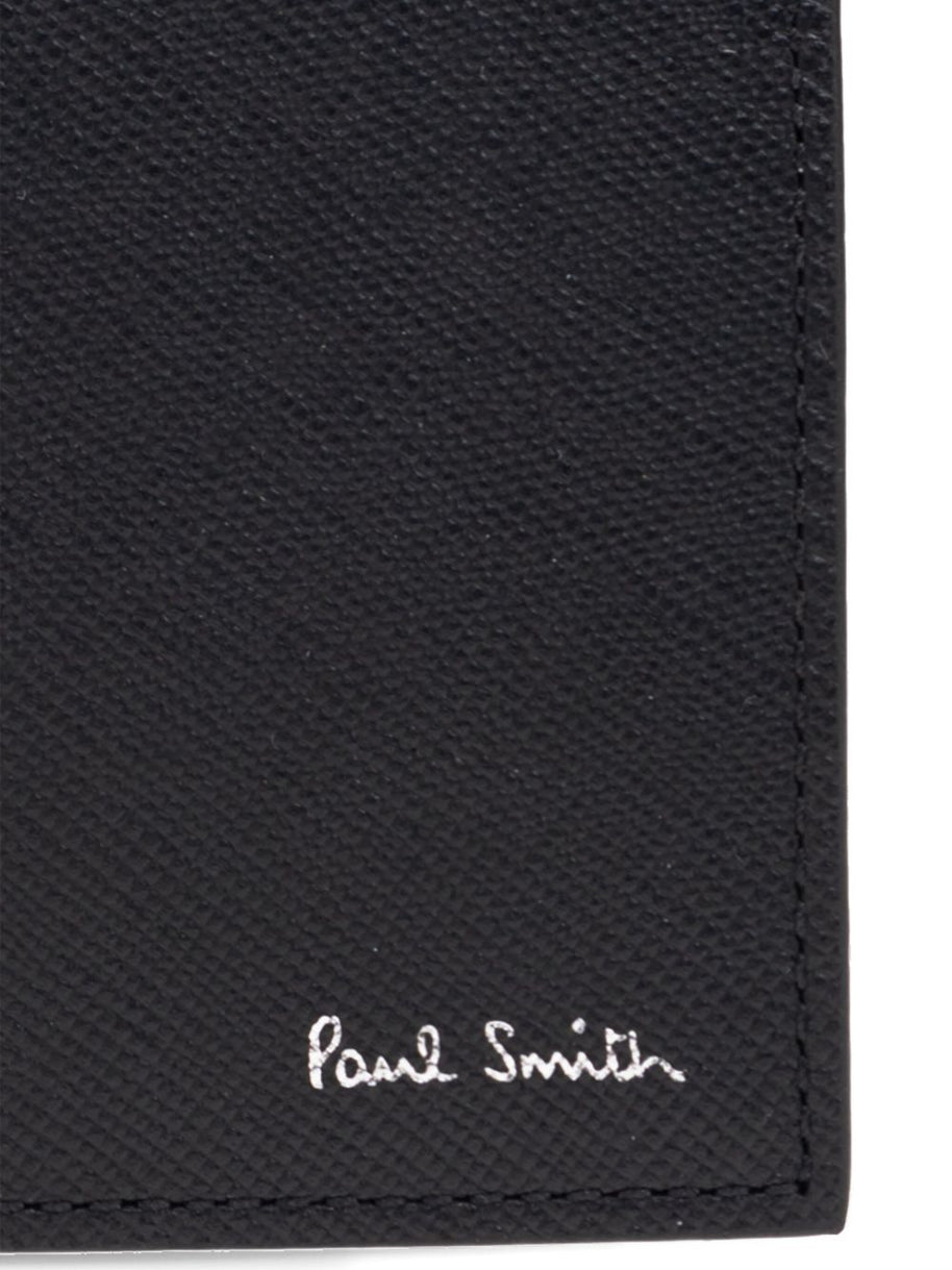 Paul Smith Leather Bifold Wallet - Black