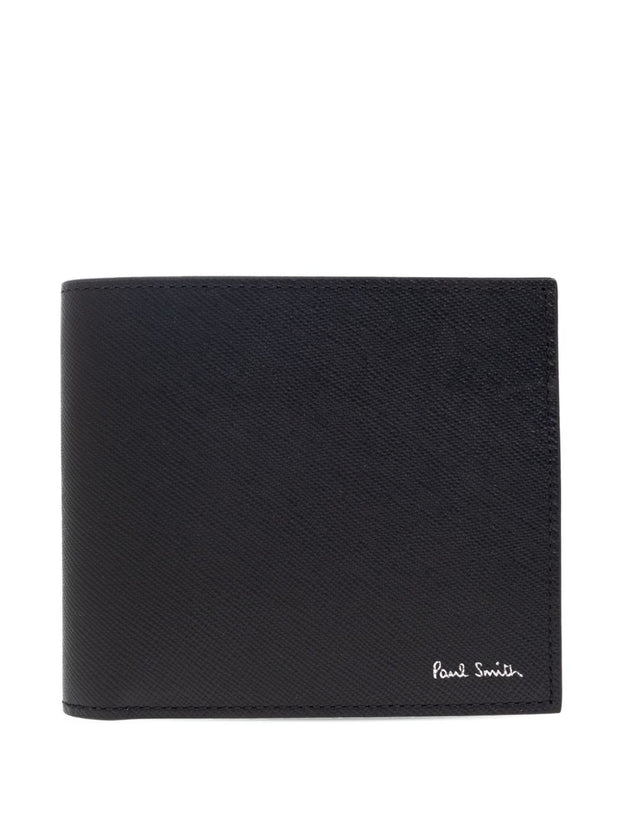 Paul Smith Leather Bifold Wallet - Black