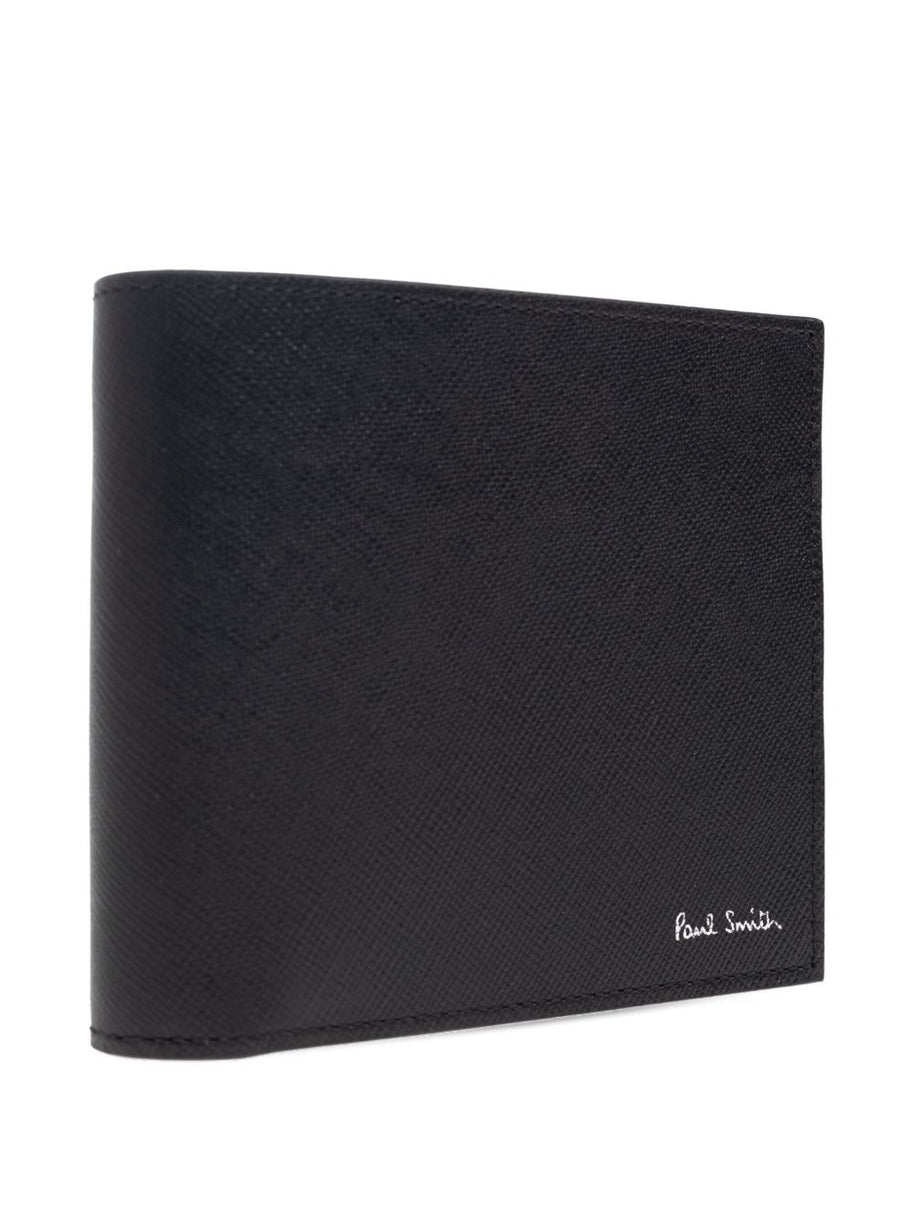 Paul Smith Leather Bifold Wallet - Black