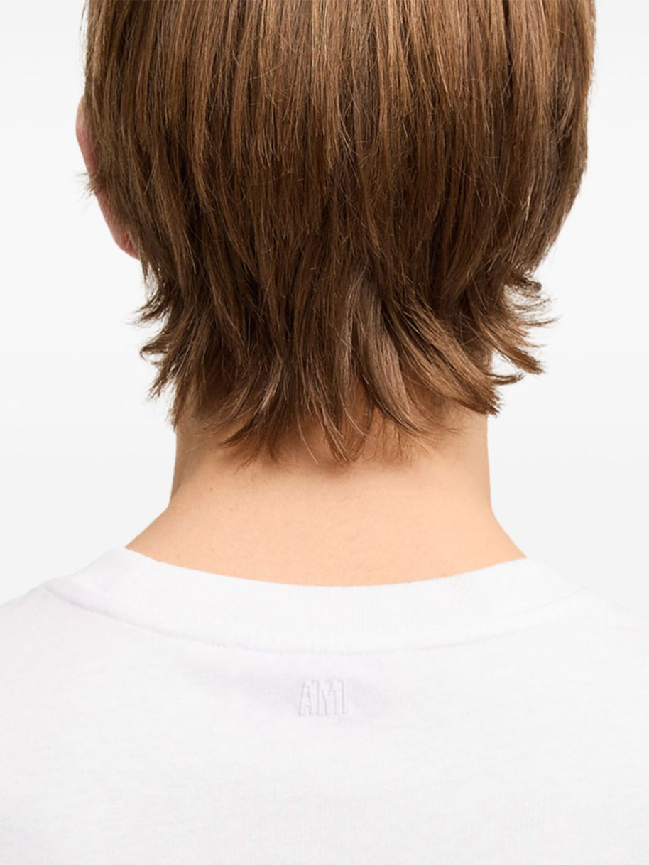 Ami Paris Ami De Coeur Cotton T-shirt White