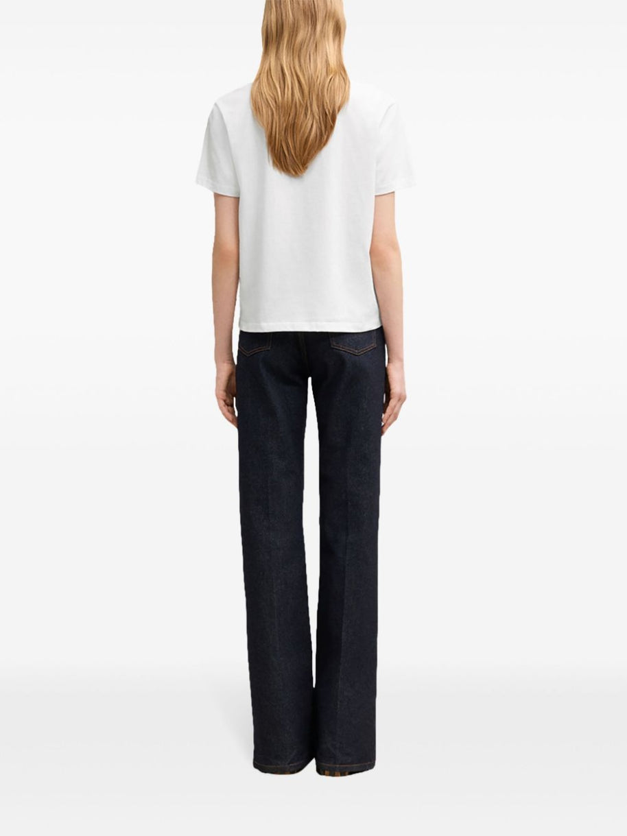 Ami Paris Ami De Coeur Cotton T-shirt White