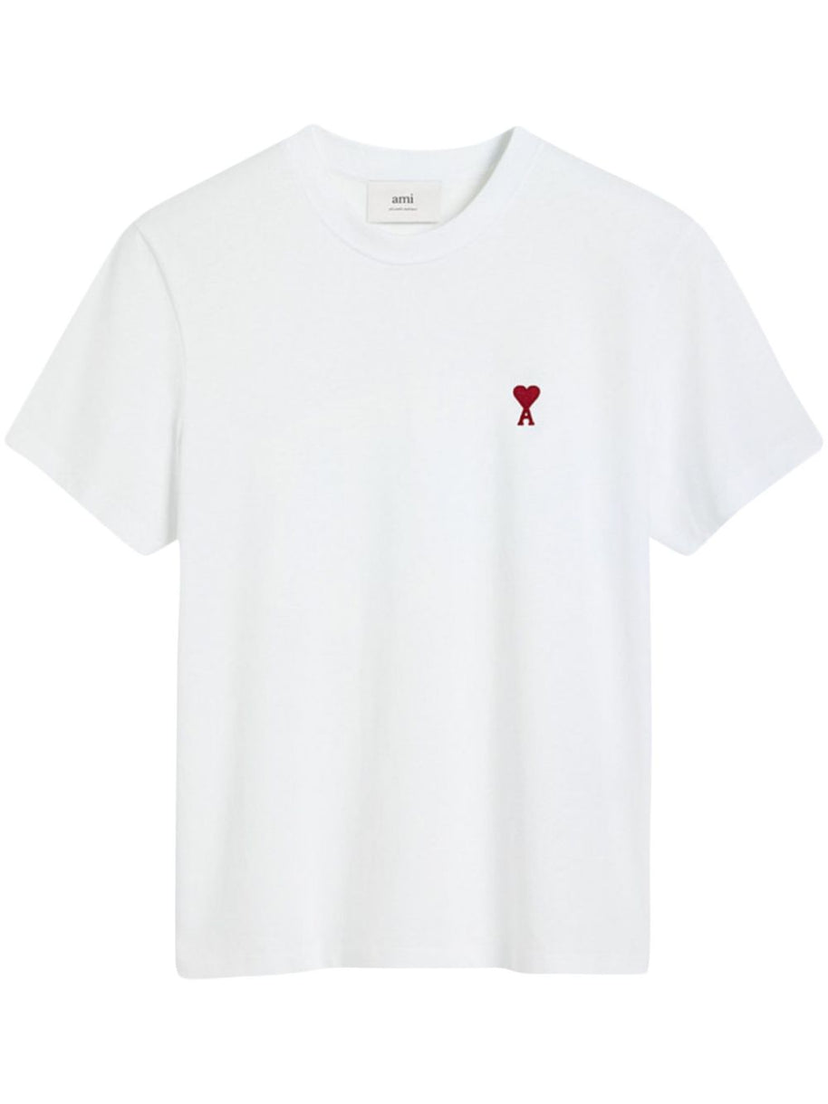 Ami Paris Ami De Coeur Cotton T-shirt White