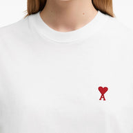 Ami Paris Ami De Coeur Cotton T-shirt White