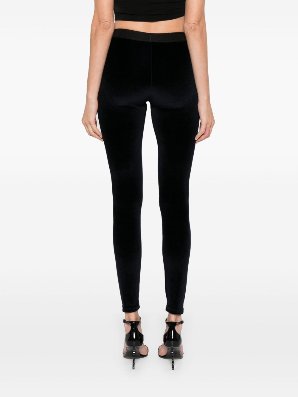 Tom Ford Velvet Leggings - Blue