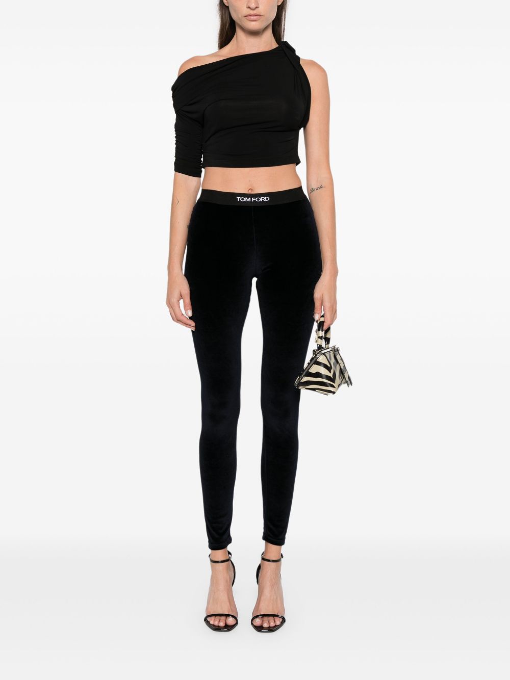 Tom Ford Velvet Leggings - Blue