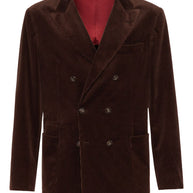 Brunello Cucinelli Cotton Double-breasted Jacket - Brown